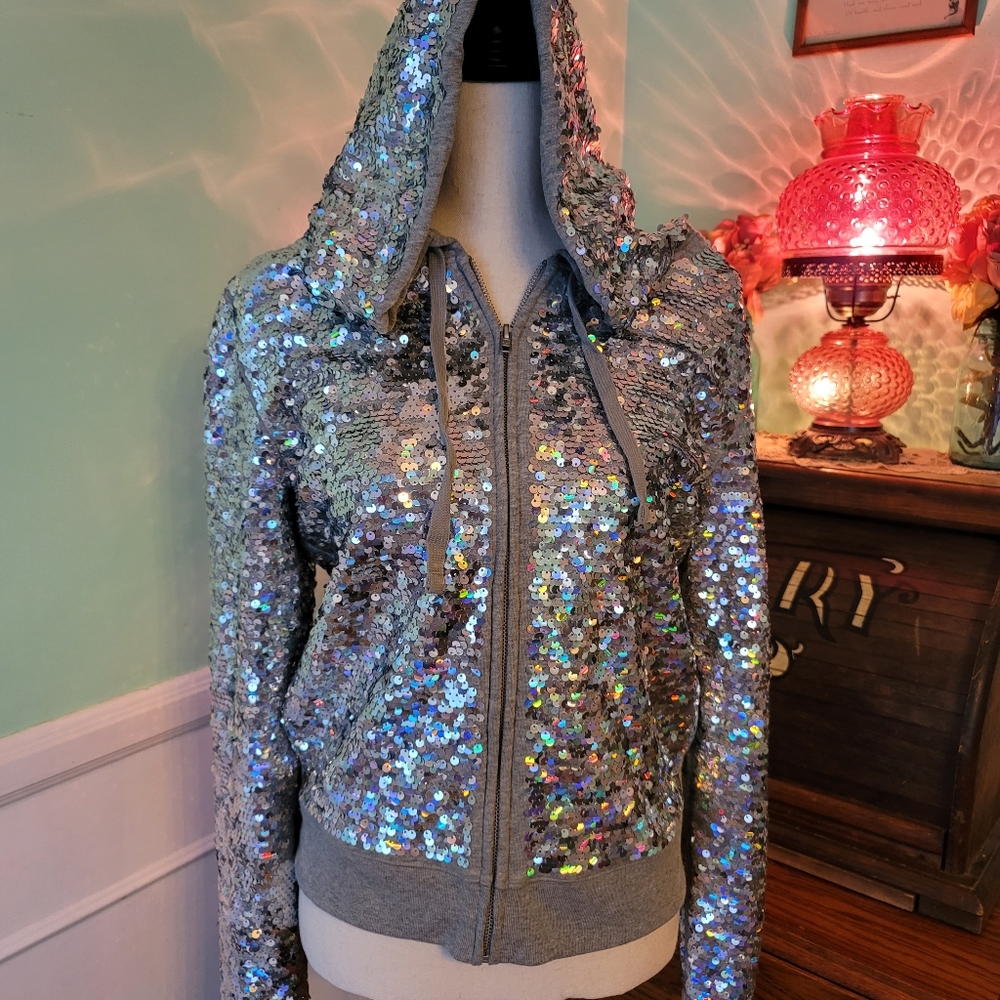 PINK Victoria's secret bling hoodie rare